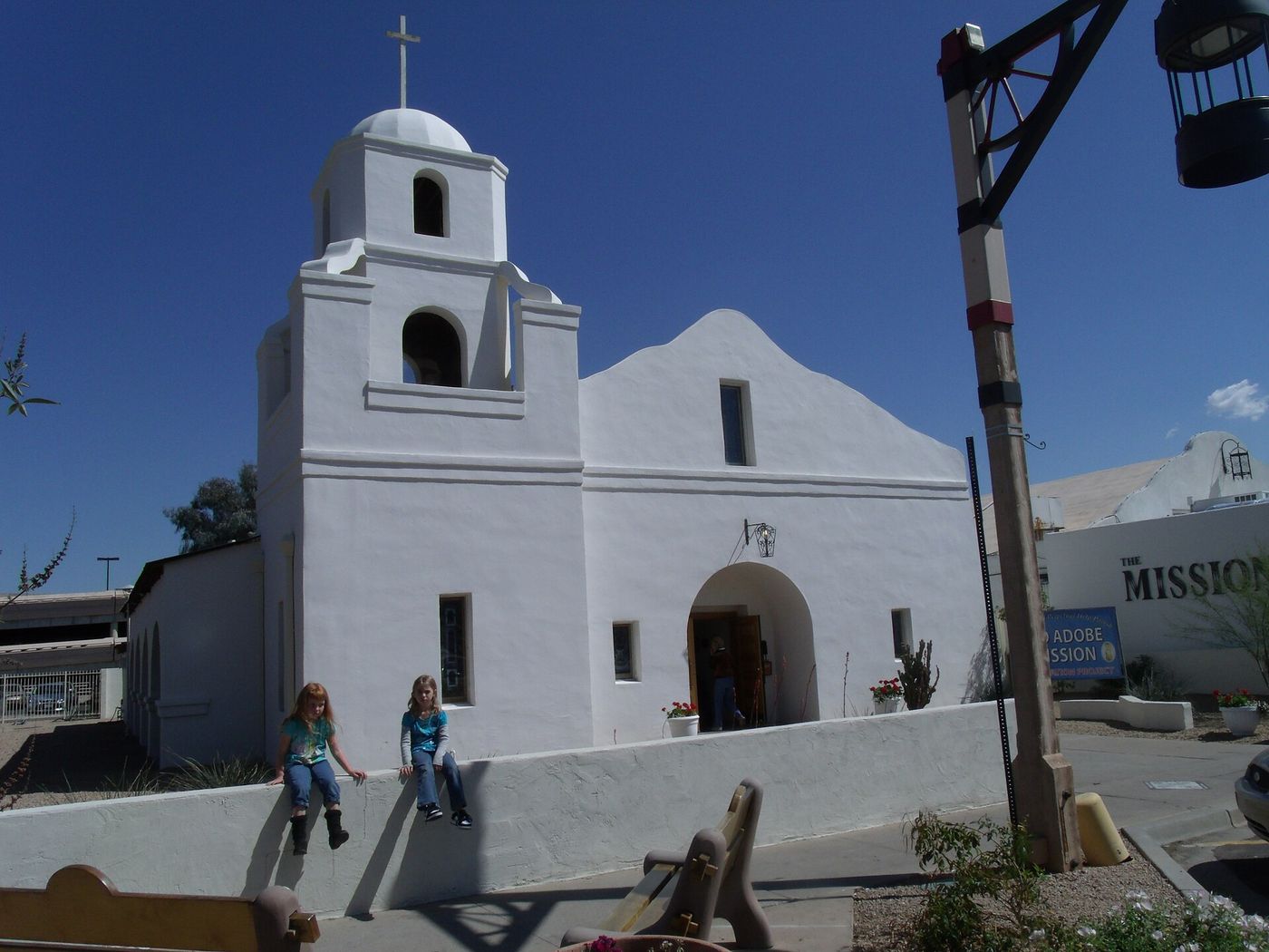The Old Adobe Mission, Our Lady of Perpetual Help church, built by hand in 1933 in Scottsdale